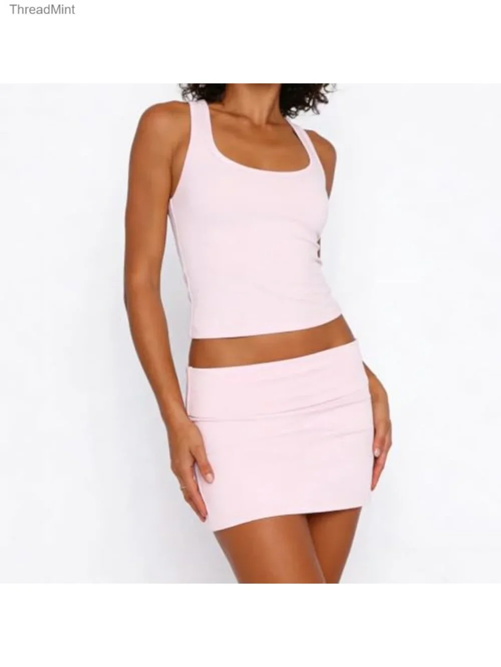 Womens Fold Over Mini Skirt Y2K Low Rise Bodycon Ruched Elastic Waist